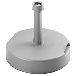 Schirmständer, Befüllt Mit Beton, Silbergrau