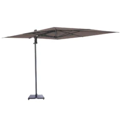 Madison Pendelschirm 'St. Tropez', Taupe, Ca. 355 X 300 Cm