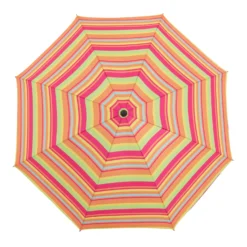 Doppler Beach-Sonnenschirm 'Como', Bunt Gestreift, Ø Ca. 160 Cm