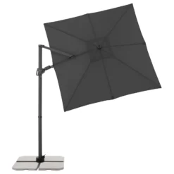 Doppler Pendelschirm 'Derby DX', Anthrazit, Ca. 210 X 210 Cm