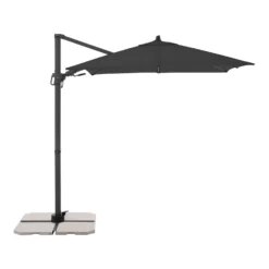 Doppler Pendelschirm 'Derby DX', Anthrazit, Ca. 210 X 210 Cm -Deutschland Garten Schatten Verkaufs-Shop 3910503293 pendelschirm dx anthrazit 210 14 120197