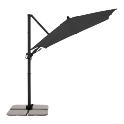 Doppler Pendelschirm 'Derby DX', Anthrazit, Ca. 210 X 210 Cm -Deutschland Garten Schatten Verkaufs-Shop 3910503293 pendelschirm dx anthrazit 210 4 120194