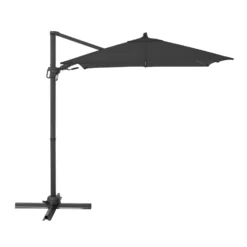 Doppler Pendelschirm 'Derby DX', Anthrazit, Ca. 210 X 210 Cm -Deutschland Garten Schatten Verkaufs-Shop 3910503293 pendelschirm dx anthrazit 210 8 120190