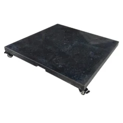 Granit-Sockel Für 'St. Tropez', Schwarz, 80 X 80 Cm, Ca. 120 Kg