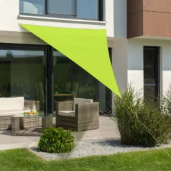 Sonnensegel 'Lanzarote', Grün, Ca. 400 X 400 X 300 Cm