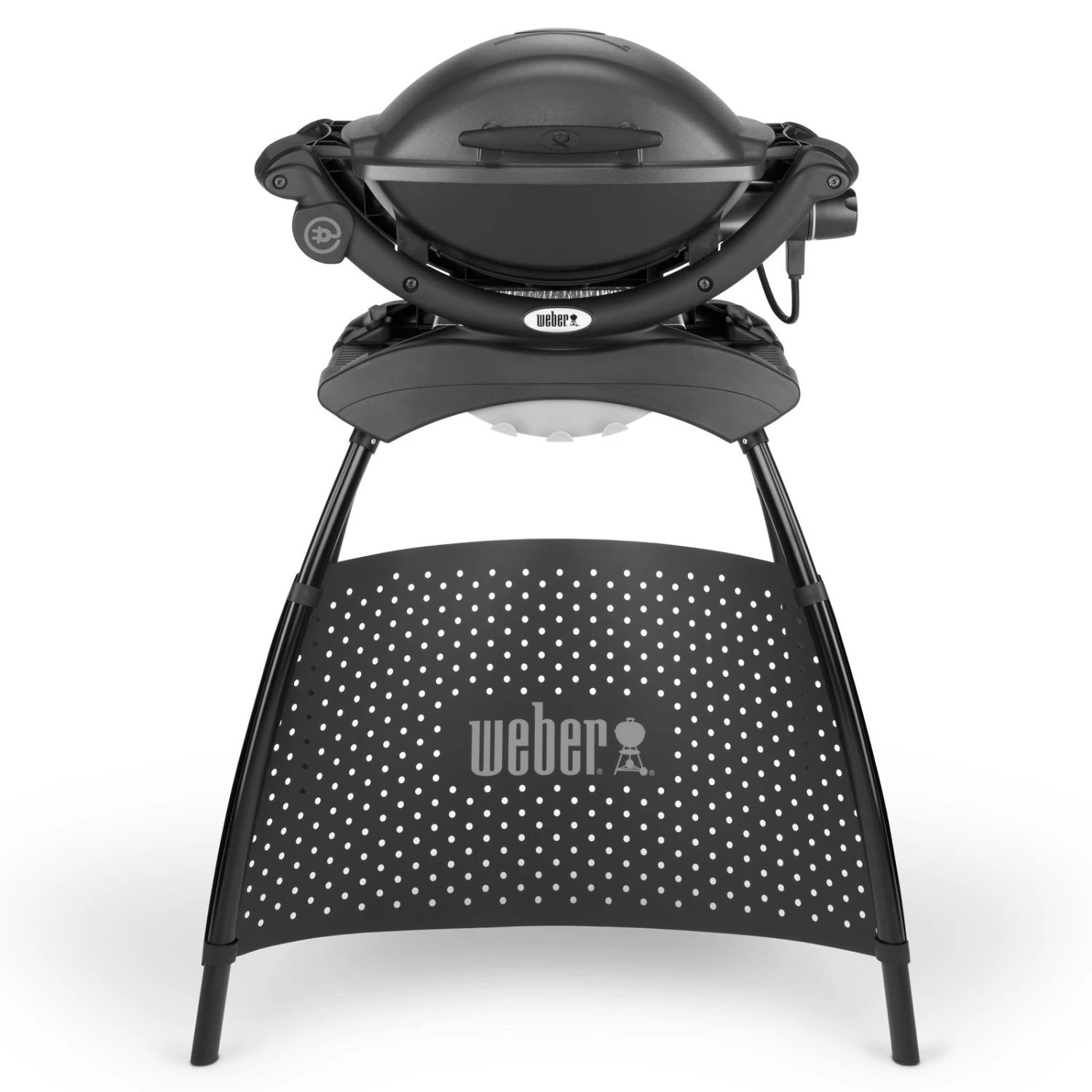 Elektrogrill Weber® Q® 1400 Stand, Dunkelgrau Mit Seitentischen 2 Elektrogrill Weber® Q® 1400 Stand, Dunkelgrau Mit Seitentischen – Bild 2