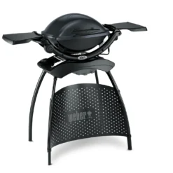 Deutschland Garten Schatten Verkaufs-Shop 11 Elektrogrill Weber® Q® 1400 Stand, Dunkelgrau Mit Seitentischen