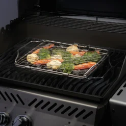 Napoleon Fisch- Und Gemüsehalter Klappbar, Ca. 40,1x26,2x8,6 Cm -Deutschland Garten Schatten Verkaufs-Shop 3920501626 57012 expandable grill basket in use veggies on grill 41375