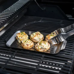 Grillschale, Grau, Edelstahl, 32 X 19 X 1,5 Cm -Deutschland Garten Schatten Verkaufs-Shop 3920502131 grillschale 1 123344