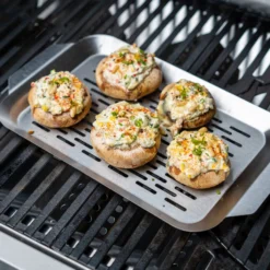 Grillschale, Grau, Edelstahl, 32 X 19 X 1,5 Cm -Deutschland Garten Schatten Verkaufs-Shop 3920502131 grillschale 6 123341