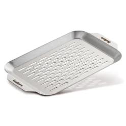 Deutschland Garten Schatten Verkaufs-Shop 15 Grillschale, Grau, Edelstahl, 32 X 19 X 1,5 Cm