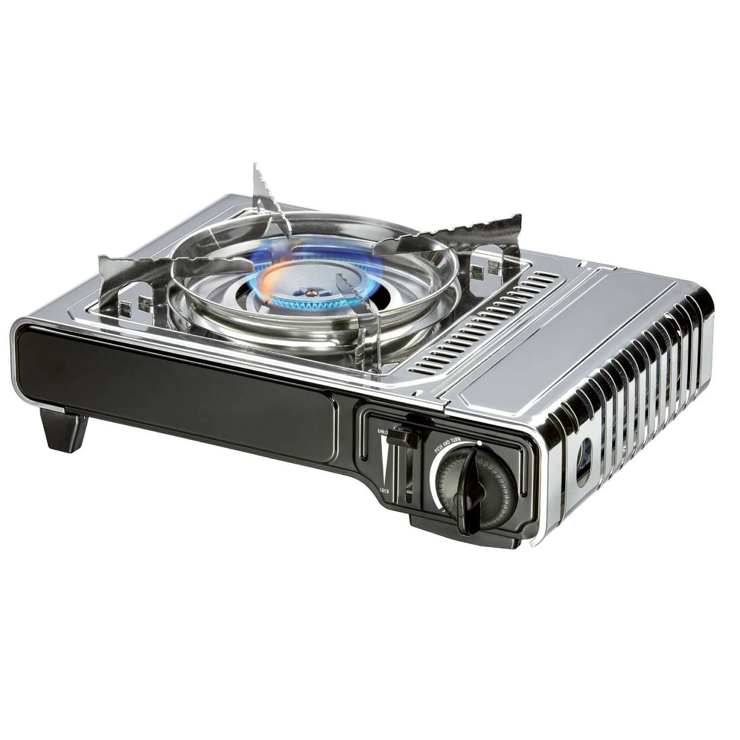 Kartuschenkocher 'Nelson', Oberfläche Edelstahl, 13 X 28 X 37 Cm 3 Kartuschenkocher 'Nelson', Oberfläche Edelstahl, 13 X 28 X 37 Cm – Bild 3