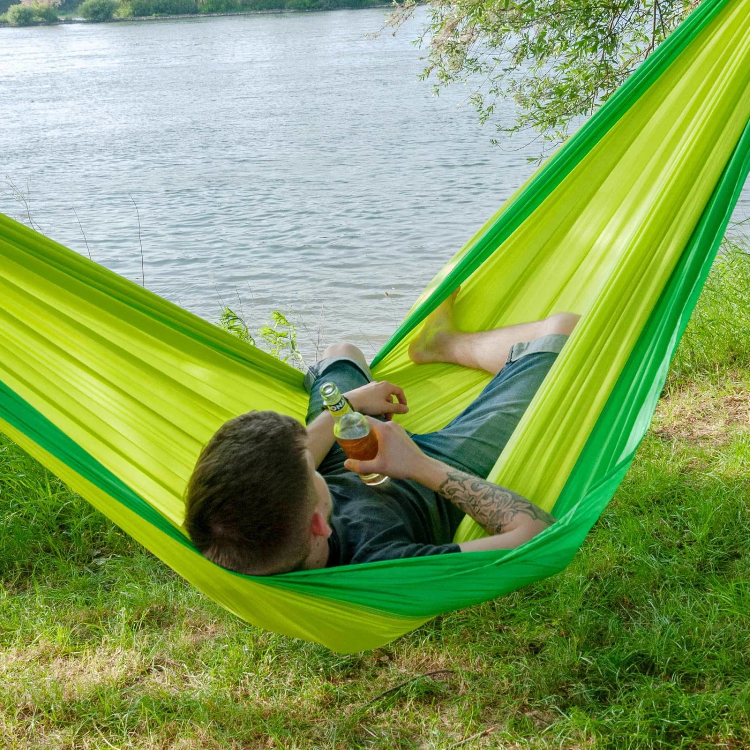 LA SIESTA Singe-Reisehängematte Colibri 3.0, Palm, Nylon, Bis 180 Kg, Reißfest, Leicht 13 LA SIESTA Singe-Reisehängematte Colibri 3.0, Palm, Nylon, Bis 180 Kg, Reißfest, Leicht – Bild 13