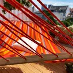 LA SIESTA Doppel-Stabhängematte 'Alisio' -Deutschland Garten Schatten Verkaufs-Shop 3940200310 Doppel Stabhaengematte Alisio Tucan wetterbestaendig 3 86059