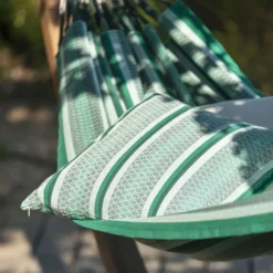 LA SIESTA Hängematte 'Modesta', Agave, Doppel - L 350 X B 160 Cm -Deutschland Garten Schatten Verkaufs-Shop 3940200338 Doppel Haengematte Modesta Agave Bio Baumwolle 2 106116