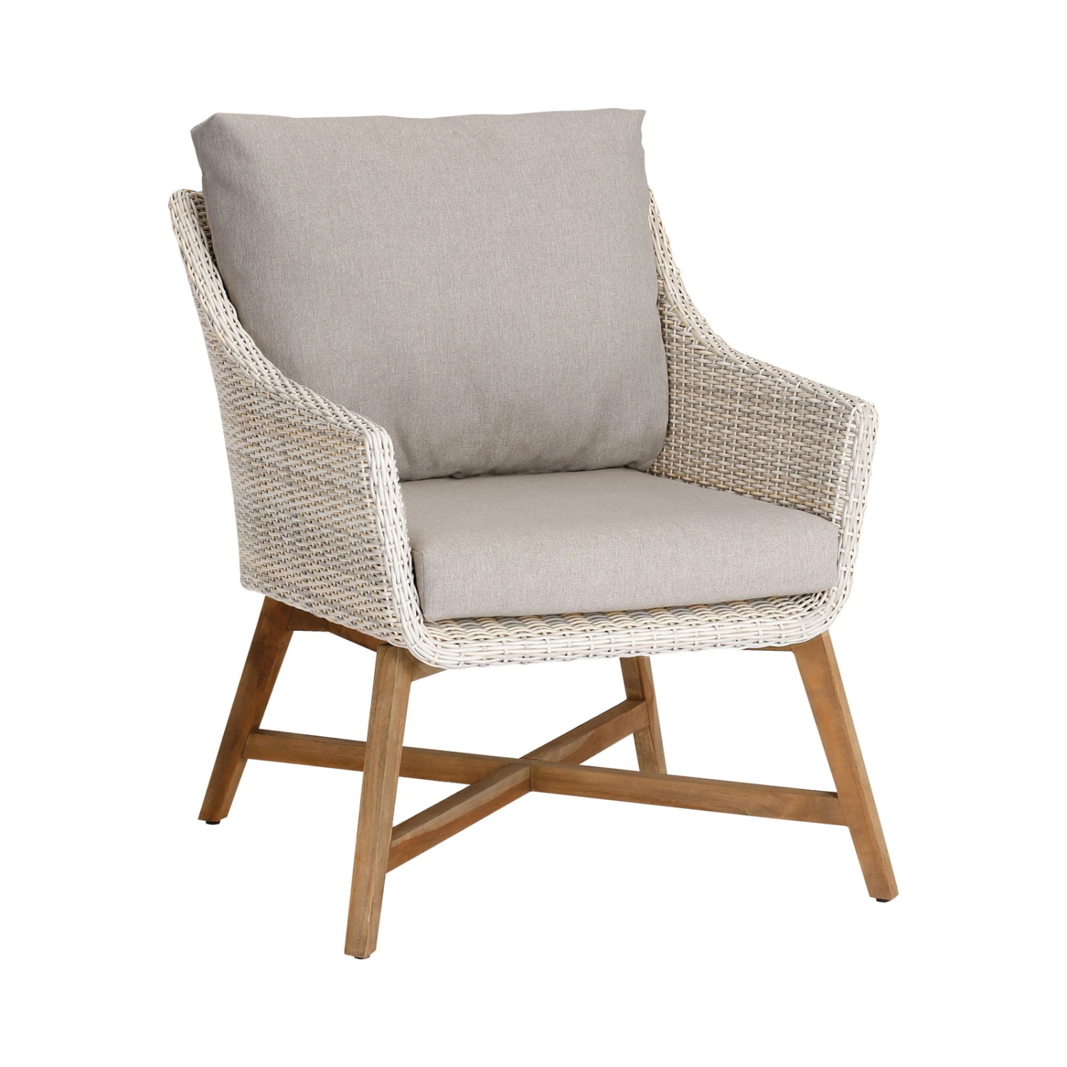 Best Lounge-Sessel "Paterna" Aus Teakholz, Mit Auflage 1 Best Lounge-Sessel "Paterna" Aus Teakholz, Mit Auflage