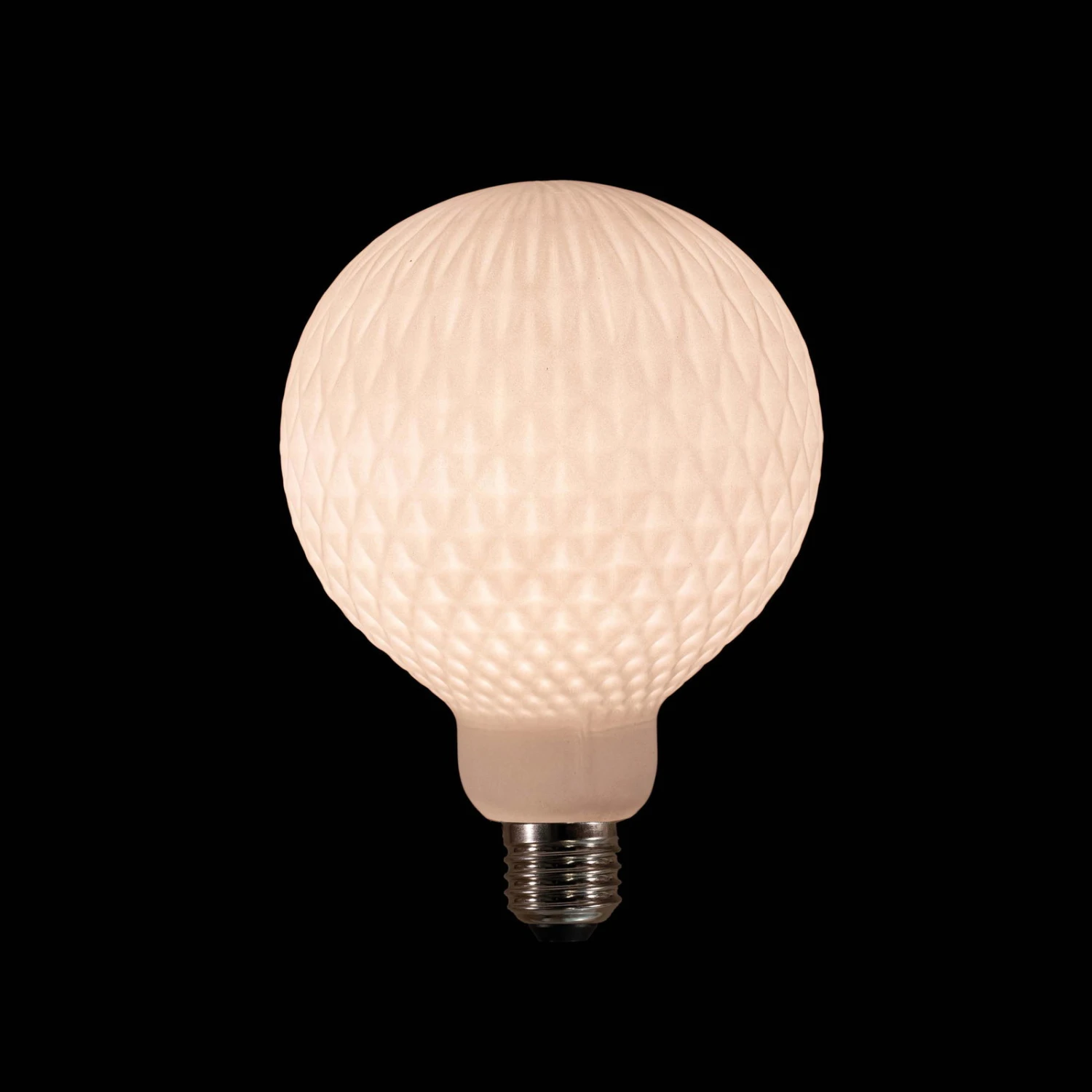 LED-Glasglühbirne 'Keramik-Kristall', E27, Weiß, 125 X 170 Mm 1 LED-Glasglühbirne 'Keramik-Kristall', E27, Weiß, 125 X 170 Mm