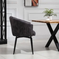 SEBA Drehstuhl 'Washington', Ebony/anthrazit, Ca. 82 X 60 X 60 Cm -Deutschland Garten Schatten Verkaufs-Shop 3980100674 SEBA Drehstuhl Washington ebonyanthrazit 3 119512