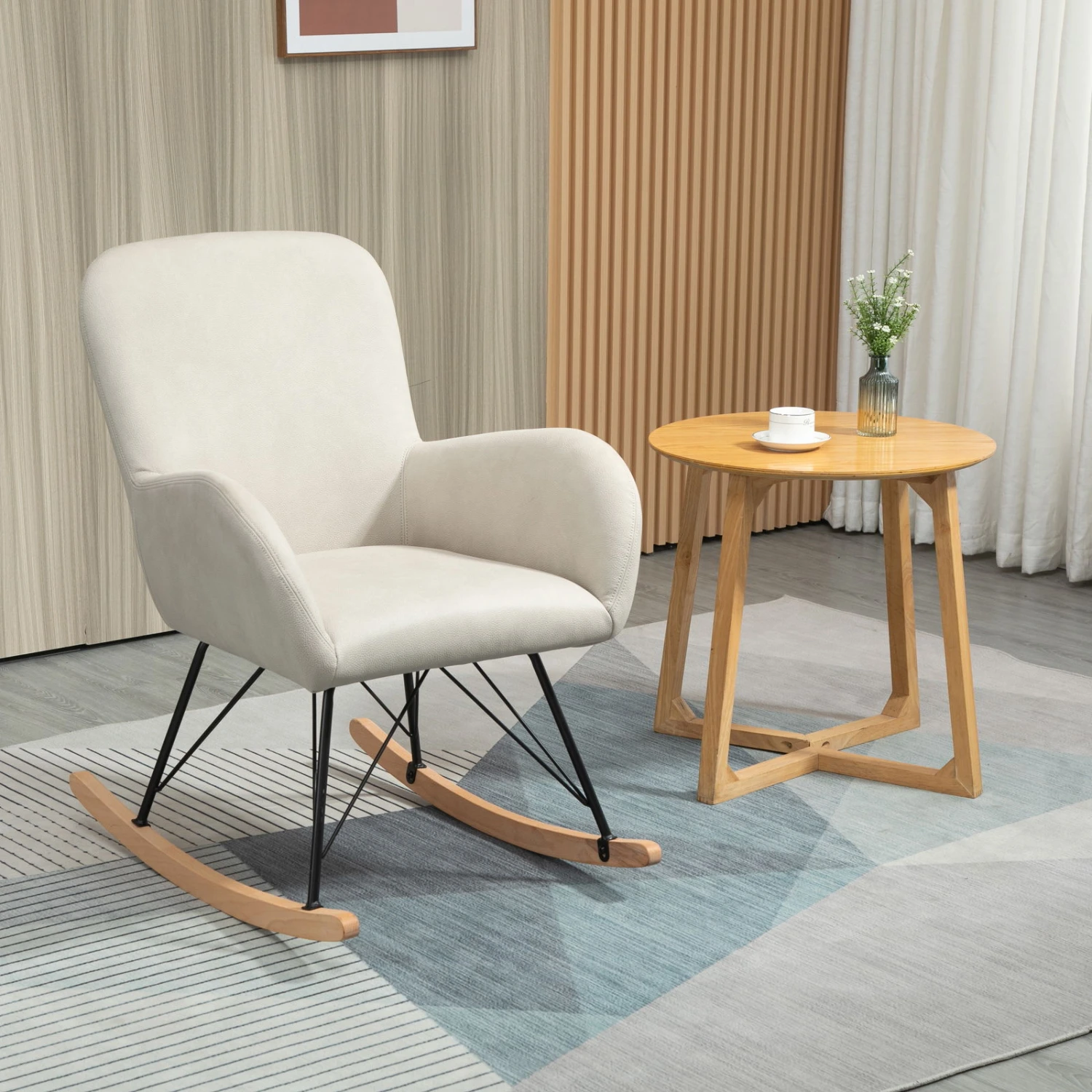 SEBA Schaukelstuhl 'Nina', Grau, Ca. 95 X 63 X 69 Cm 7 SEBA Schaukelstuhl 'Nina', Grau, Ca. 95 X 63 X 69 Cm – Bild 7