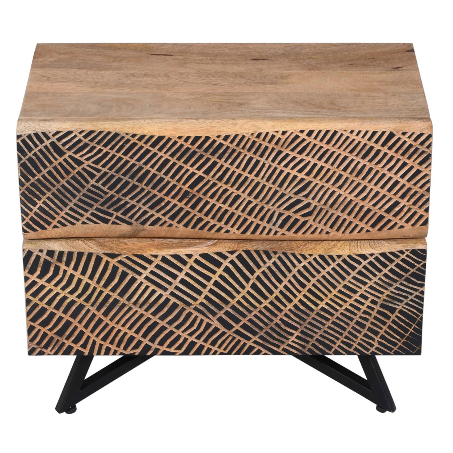 NEPTUN Nachtkästchen, Natur, Mango, Ca. 57 X 32 X 50 Cm 5 NEPTUN Nachtkästchen, Natur, Mango, Ca. 57 X 32 X 50 Cm – Bild 5